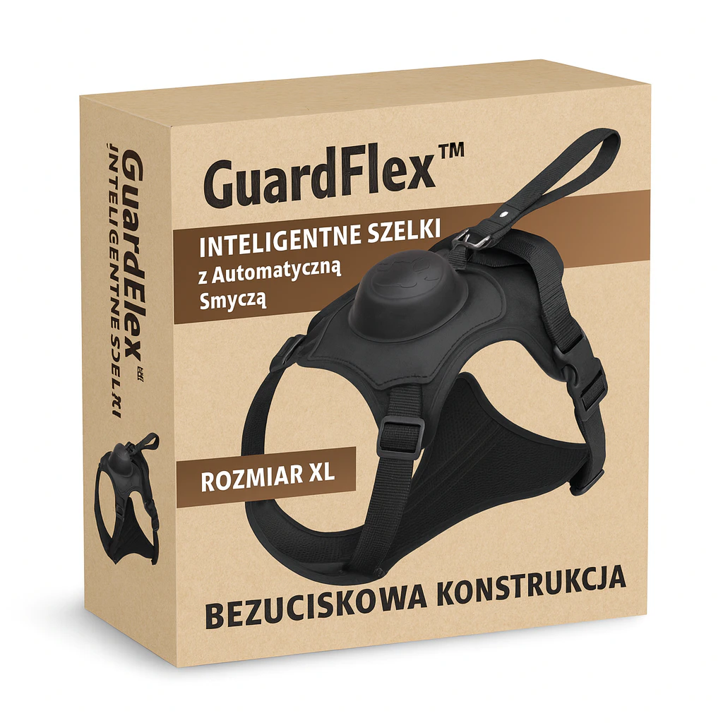 GuardFlex™ – Inteligentne Szelki z Automatyczną Smyczą 1