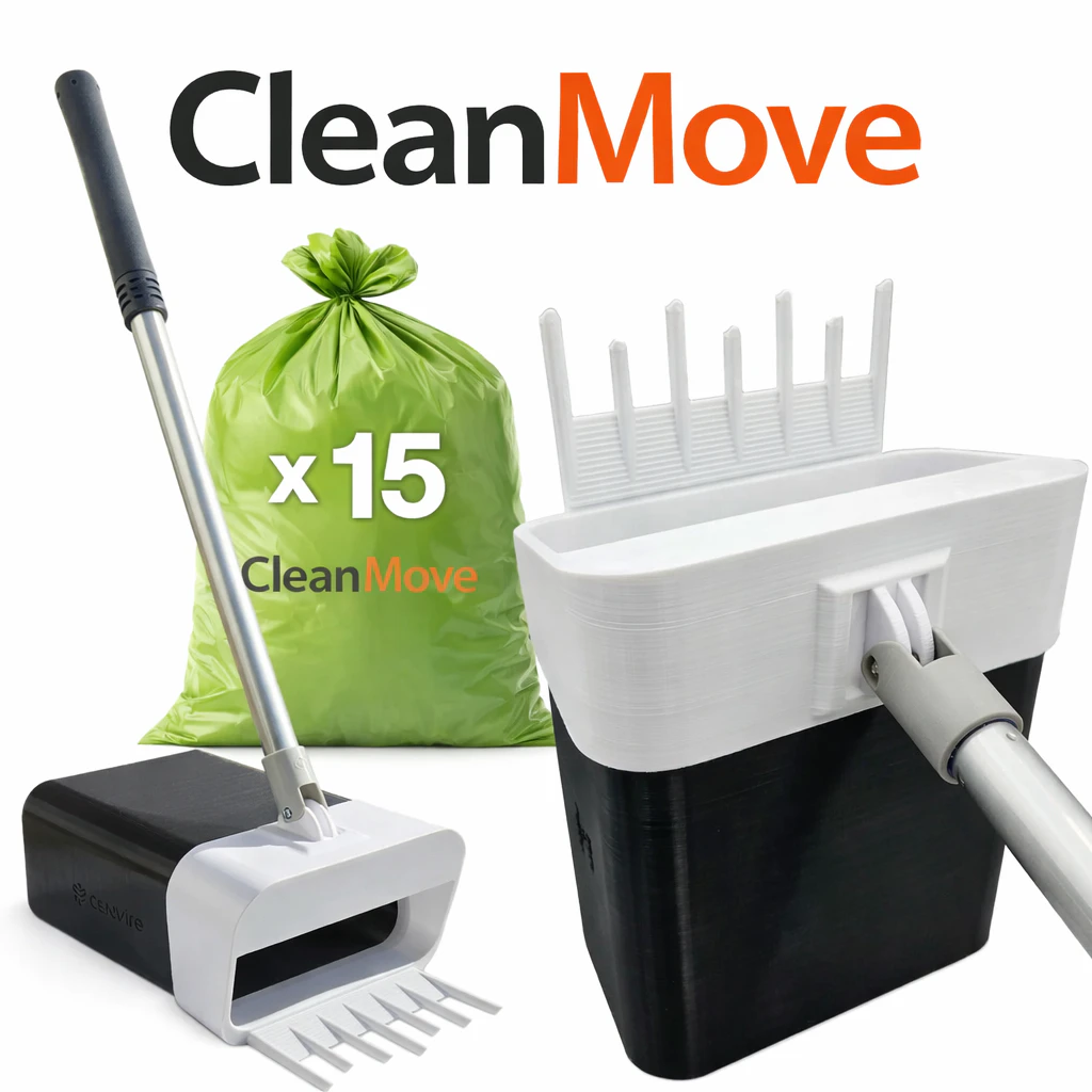 CleanMove POLSKI Zbieracz Odchodów Psa Bez Schylania + 15 Worków 1