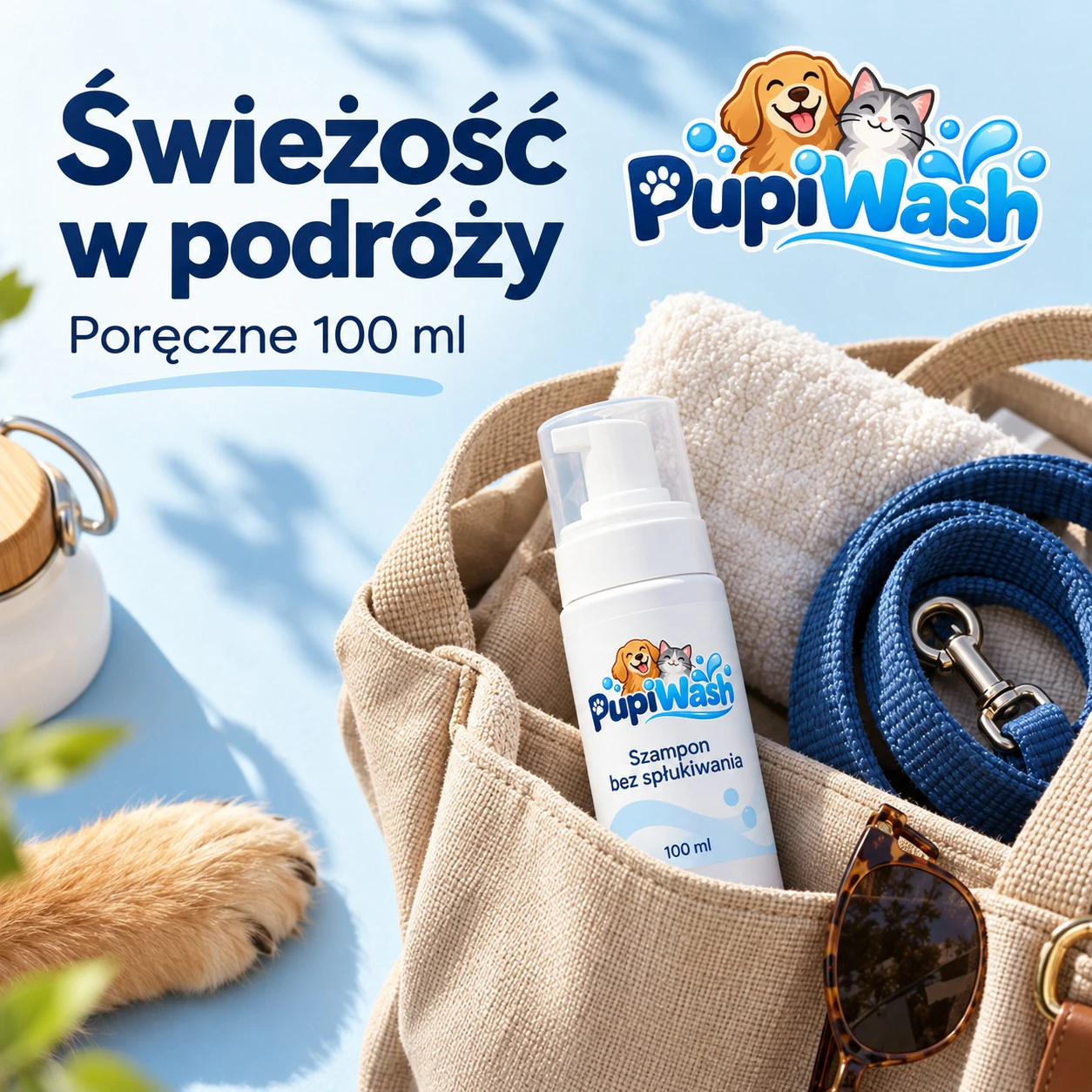 PupiWash – Polski Producent Pianka do Czyszczenia Zwierząt Bez Spłukiwania 1