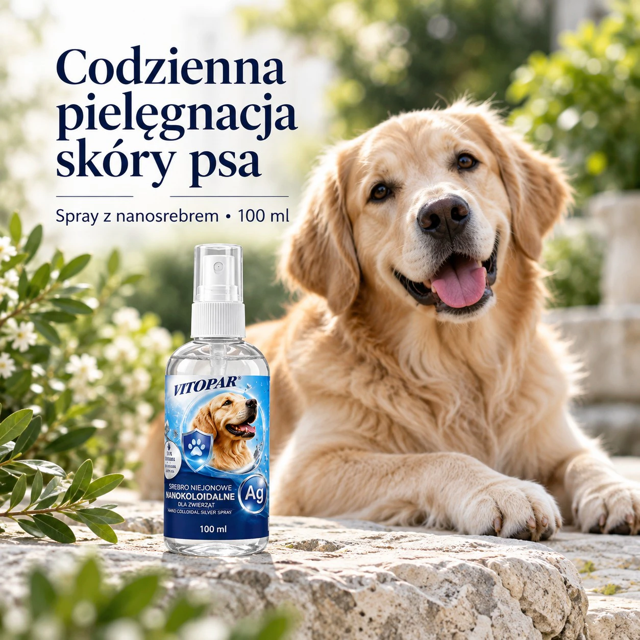 Niejonowe NANO SREBRO Koloidalne dla Psa Kota 1
